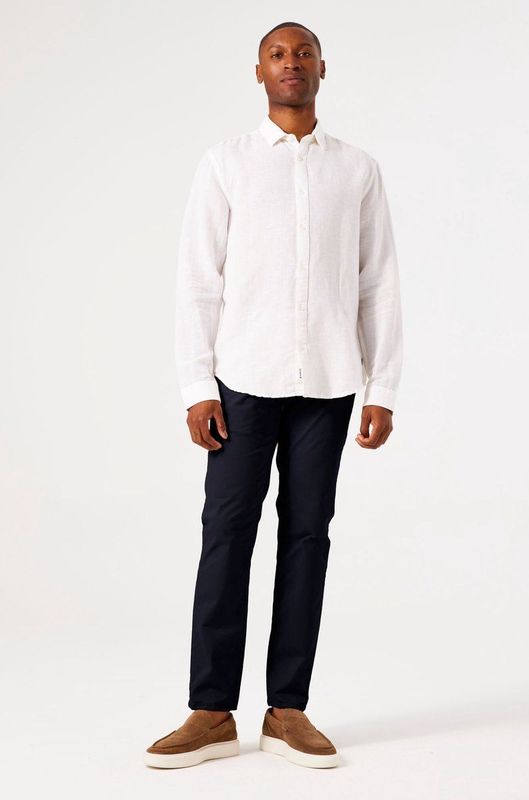 Garcia - Z1128 - Chino Broek - Deep Ink - 73% Katoen, 24% Lyocell, 3% Elastaan