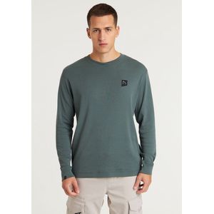 T-shirt - Effen - Jersey - Ronde Hals - Lange Mouw