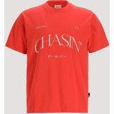 T-shirt - Zwart - Jersey - Ronde Hals - Kwartmouw