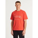 T-shirt - Zwart - Jersey - Ronde Hals - Kwartmouw