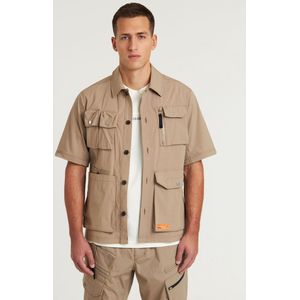 CHASIN' Shirt Heren - Regular Overhemd - Mount Utility - Beige