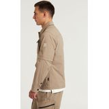 Shirts lange mouw Mount Utility - Beige - Heren