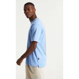 CHASIN' Shirt 'Flux'  crème / blauw / lichtgrijs