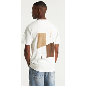 CHASIN' T-shirt - Wit - 100% Katoen - Oversized Pasvorm