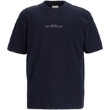 CHASIN' T-shirt Donkerblauw - Katoen - Oversized Pasvorm