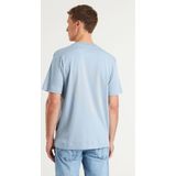 CHASIN' T-shirt - Lichtblauw - Katoen - Oversized Pasvorm - Korte Mouwen