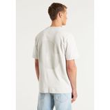 CHASIN' T-shirt Lichtgrijs - Oversized Pasvorm - Katoen