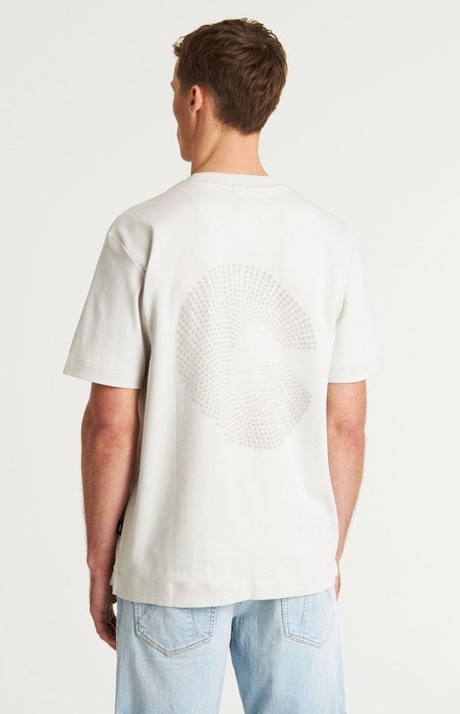 CHASIN' T-shirt Lichtgrijs - Oversized Pasvorm - Katoen