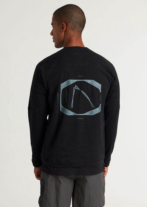 CHASIN' Heren Longsleeve - Pax - Zwart