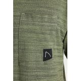 CHASIN' - Morrow - T-shirt - Kaki - Normale Pasvorm - Kwartmouw