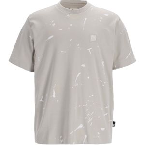 CHASIN' T-shirt - Beige - Katoen - Losse Pasvorm - Korte Mouwen