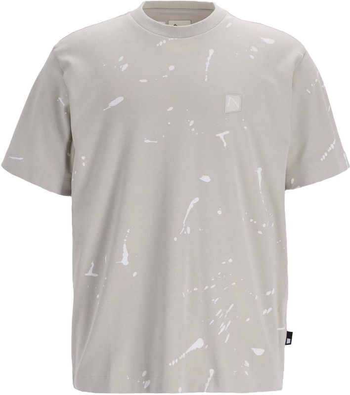 CHASIN' T-shirt - Beige - Katoen - Losse Pasvorm - Korte Mouwen