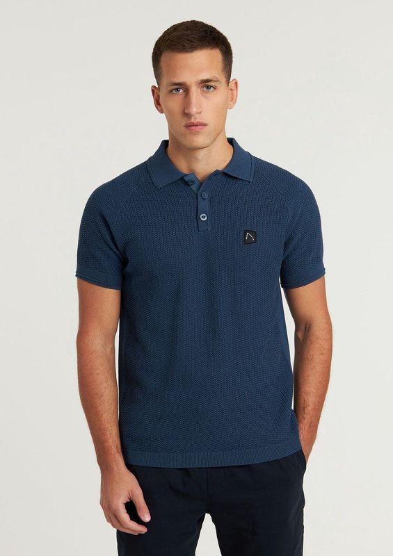 CHASIN' Polo Shirt Heren - Regular Fit - Donkerblauw