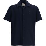 CHASIN' Overshirt Donkerblauw - Korte Mouwen met Textuur