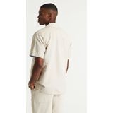Shirts korte mouw Bizz Linen - Beige - Heren