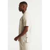 Shirts korte mouw Bizz Linen - Beige - Heren