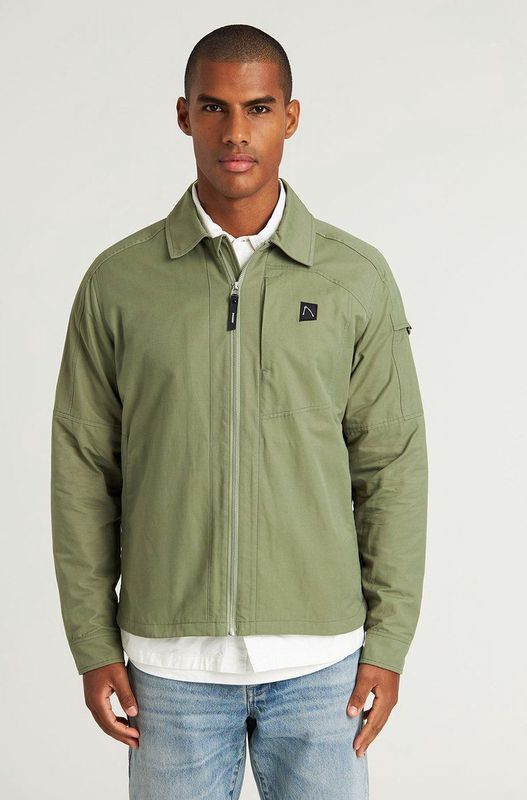 CHASIN' - Oten - Overhemd - Groen - Geweven Structuur