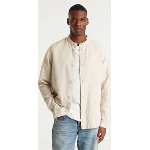 CHASIN' Heren Formeel Overhemd - Mao Linen - Beige