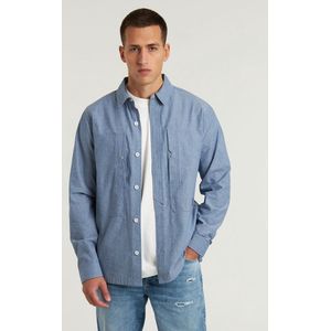 CHASIN' - Cooper Chambray - Overhemd - Lichtblauw