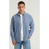 Shirts lange mouw Cooper Chambray - Lichtblauw - Heren