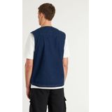 Bodywarmer - Bay - Denim - Effen - Normale Pasvorm