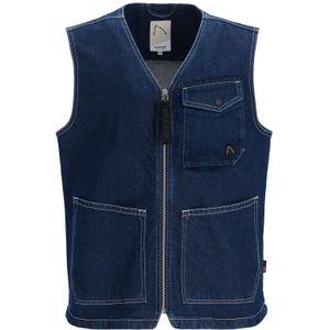 Bay - Bodywarmer - Effen - Denim - Normale Pasvorm