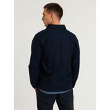 Axel - Oxford - Longsleeve - Blauw - Katoen - Regular Fit