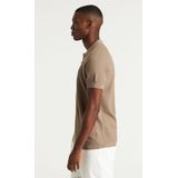 Chasin' - GUY - Polo Shirt - Middle Beige - 100% Katoen - Korte Mouwen