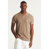 Chasin' - GUY - Polo Shirt - Middle Beige - 100% Katoen - Korte Mouwen