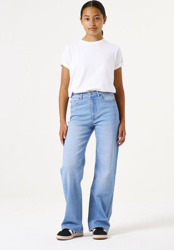 GARCIA Ilvy Jeans - Blauw - Straight Fit - High Waist - Duurzaam