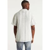 Overhemd - Gestreept - Katoen - Regular Fit - Halve Mouw