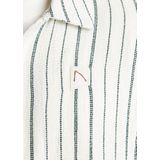 Overhemd - Gestreept - Katoen - Regular Fit - Halve Mouw