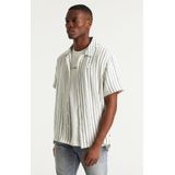 Overhemd - Gestreept - Katoen - Regular Fit - Halve Mouw