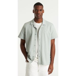 Overhemd - Doby Sear - Gestreept - Katoen - Comfort Fit - Kwartmouw