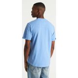 CHASIN' - Brody Slub - T-shirt - Lichtblauw - Regular Fit