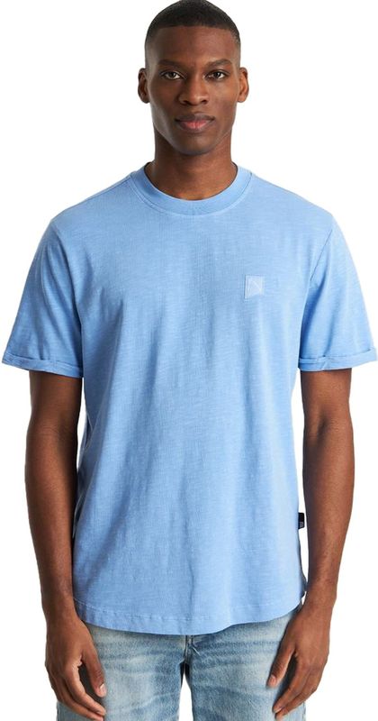 CHASIN' - Brody Slub - T-shirt - Lichtblauw - Regular Fit