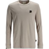 Chasin' Longsleeve - Beige - Effen - Ronde Hals