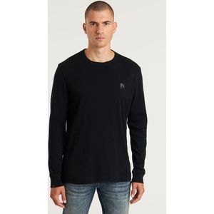 CHASIN' Longsleeve Zwart - Heren - Regular Fit