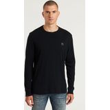 CHASIN' Longsleeve Zwart - Heren - Regular Fit