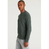 CHASIN' - Gebreide Trui - Donkergroen