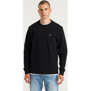 CHASIN' - Bullet - Sweater - Zwart - Regular Pasvorm