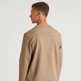 Urban Classics - Regular Stripe Longsleeve shirt - Beige Blauw