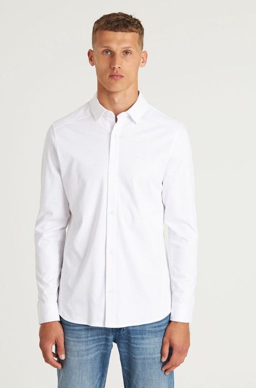 Archer.L - Regular Fit Overhemd - Lichtblauw - 4-Way Stretch - Waterafstotend