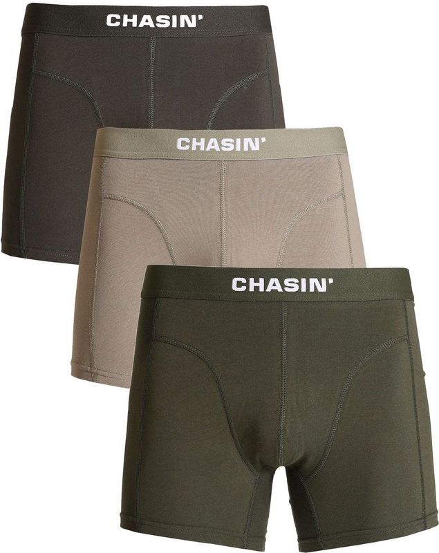 CHASIN' - Thrice Moss - Boxershorts - Groen - Set van 3
