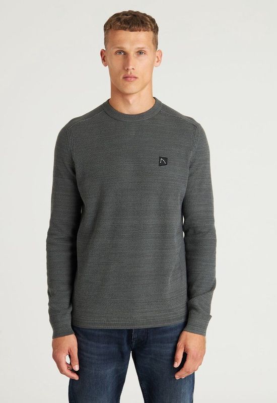 Replay T-shirt - Korte Mouwen - Ronde Hals - 093 Lead Grey