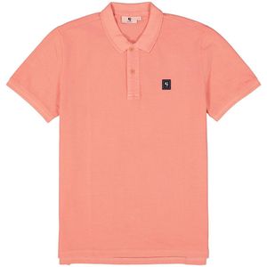 GARCIA - Polo - Roze - Katoenen Piqué - Korte Mouwen
