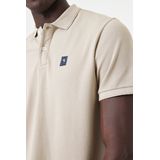 GARCIA Polo - Bruin - Korte Mouw - Katoenmix
