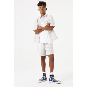 GARCIA Jongens Short - Bruin - Katoen - Streeppatroon