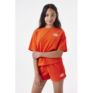 Shorts - Badstof - Korte Broeken - Blauw - 80% Katoen, 20% Polyester