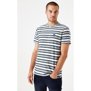 GARCIA - T-shirt - Groen - Katoen - Korte Mouwen - Regular Fit